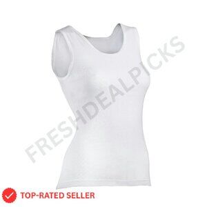 Cotton Ribbed Vest Sleeveless Lace Trim Classic Minimal Chic Layering Piece